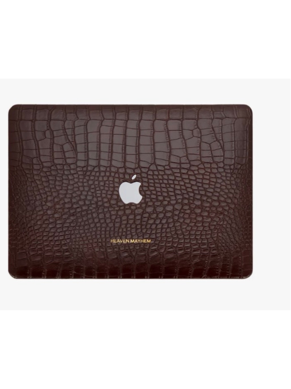 Heaven Mayhem Apple MacBook Air 13 Laptop Case One Size Brown Gold NIB